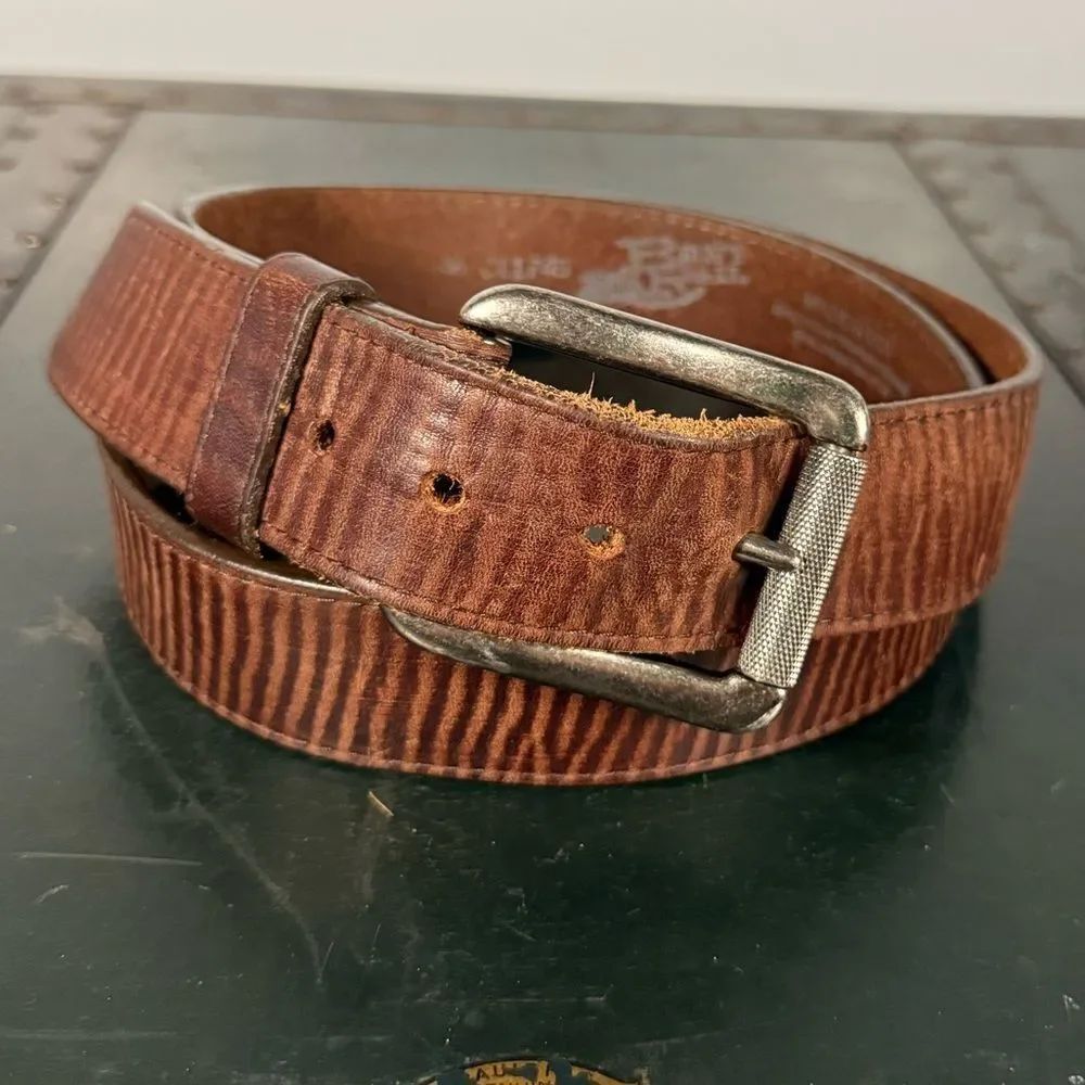 Justin Western Top Grain Leather Belt  Men’s Size 46